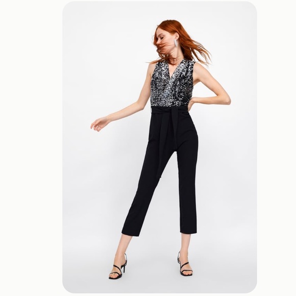 Zara sequin jumpsuit - Picture 3 of 5